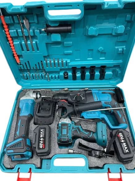 Набір акумуляторних електроінструментів 3 в 1 (3 в ящ)