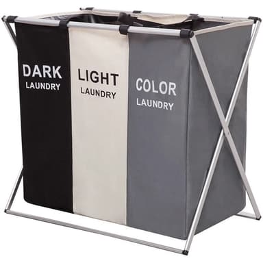 Кошик для білизни складаний Laundry Basket 3 секції 