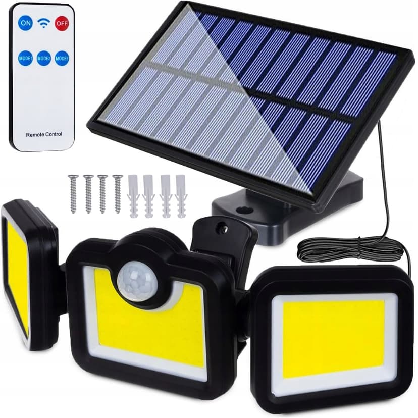  SOLAR SENSOR LIGHT JD Вуличний ліхтар з пультом на сонячній батареї з датчиком 2