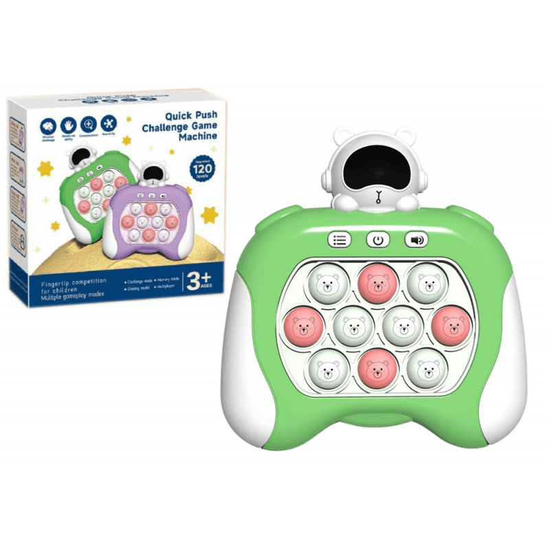 Іграшка антистрес Pop-it Fidget Game електронний поп іт (green) 5