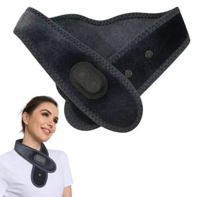 Електричний масажний комір-грілка для шиї Neck Vibration Heating Pad (з підігрівом та вібрацією)