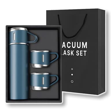 Подарунковий набір термос + 3 чашки 500 ml Vacuum Flask Set 