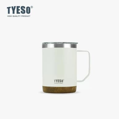 Термокружка з ручкою TYESO з нержавіючої сталі, 530 мл. / Білий