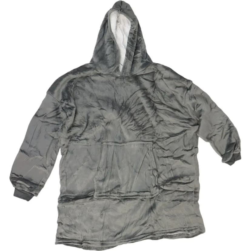 Дитячий плед-толстовка з капюшоном і рукавами Huggle Hoodie рожевий, синій, блакитний, сірий 2