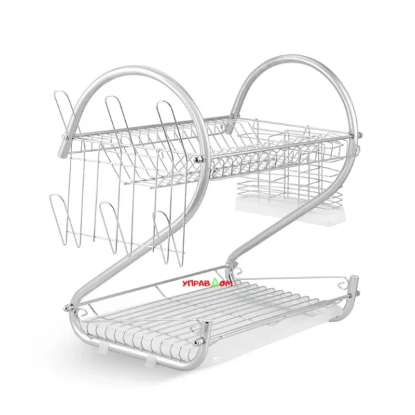 Сушилка для посуду New Arrival 2-Layer Dish Draine двоярусна сушарка для посуду S 36 см  2