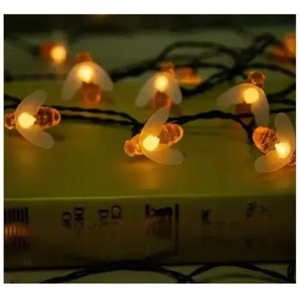 Гірлянда Бджоли на сонячній панелі 5 м 20 LED  4