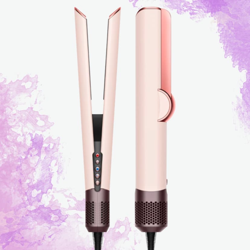 Стайлер Випрямляч AirStrait HT01 для волосся, фен випрямляч 2в1 (Pink) 1