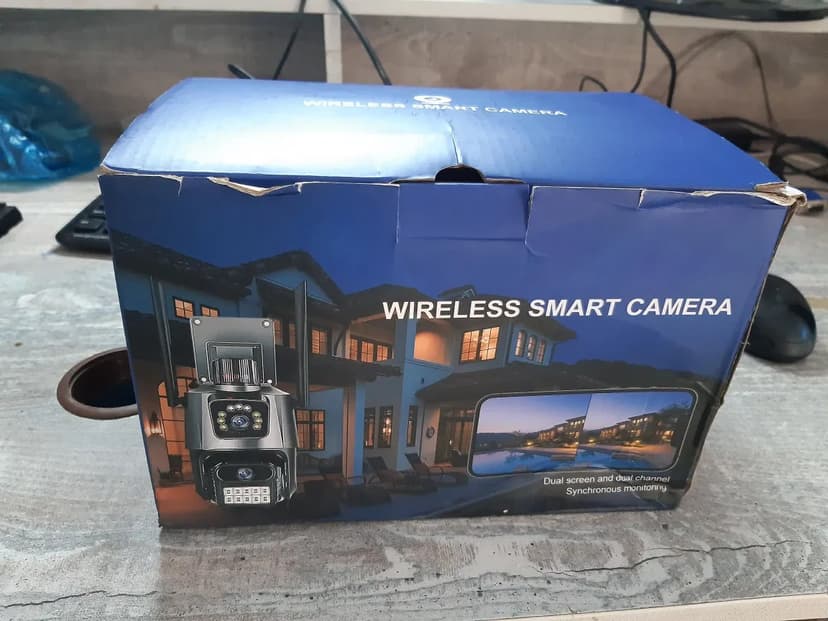 Вулична охоронна поворотна WIFI камера 8MP сирена Gwei Solution 2