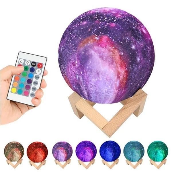 Світильник лампа 3D космос Moon-light/Нічник місяць 3D MOON RGB 2