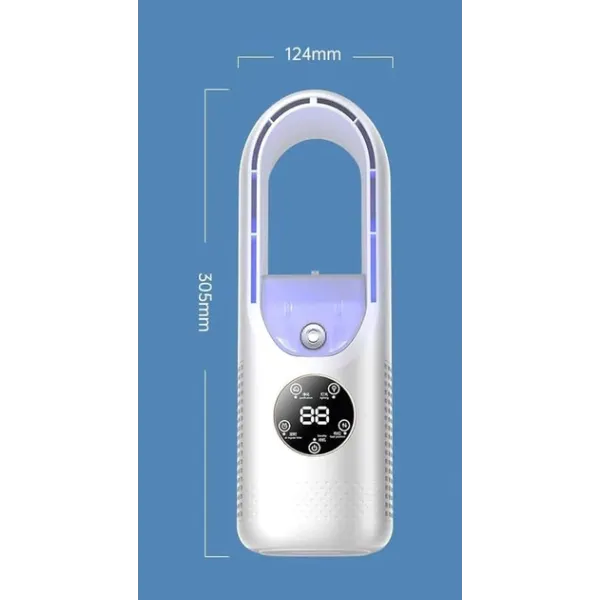 Безлопатевий вентилятор із зволожувачем Air Multiplier White (24 в ящ) 6