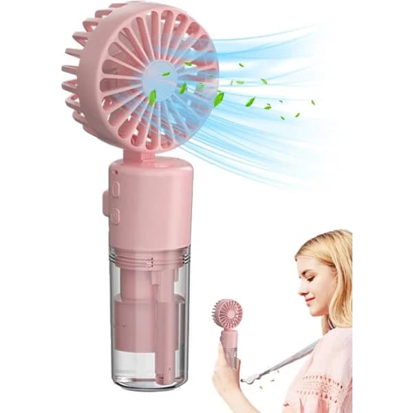 Вентилятор ручний акумуляторний Mini Spray Fan F4 (100 в ящ) 5