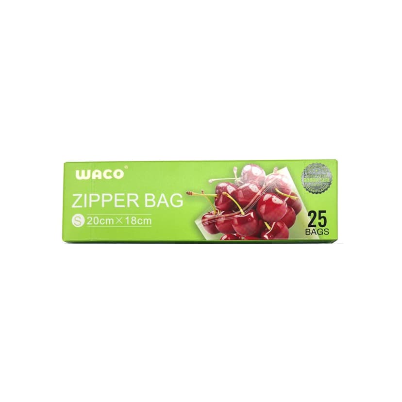 Пакети з застібкою WACO Zip-lock харчові, L - 27x28 см 3