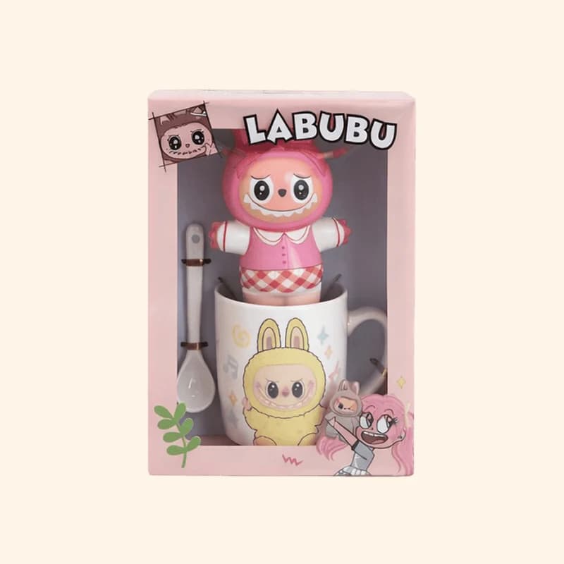 Подарунковий набір для дітей Labubu з іграшкою, Жовтий 1