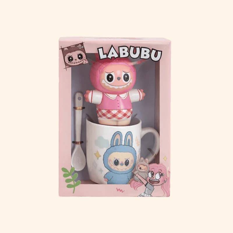 Подарунковий набір для дітей Labubu з іграшкою, Зелений 4