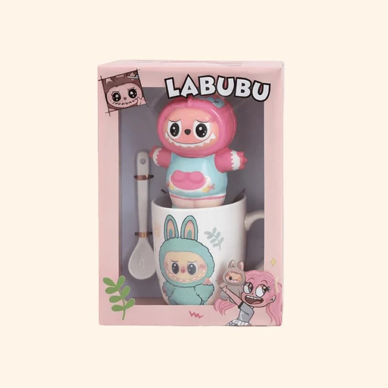 Подарунковий набір для дітей Labubu з іграшкою, Блакитний 4