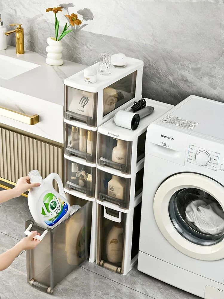 Вертикальний органайзер з висувними шухлядами на коліщатках, 4 рівня 3