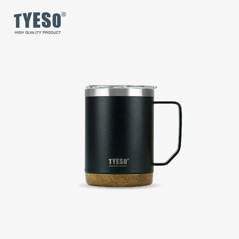Термокружка з ручкою TYESO з нержавіючої сталі, 530 мл. / Чорний 1