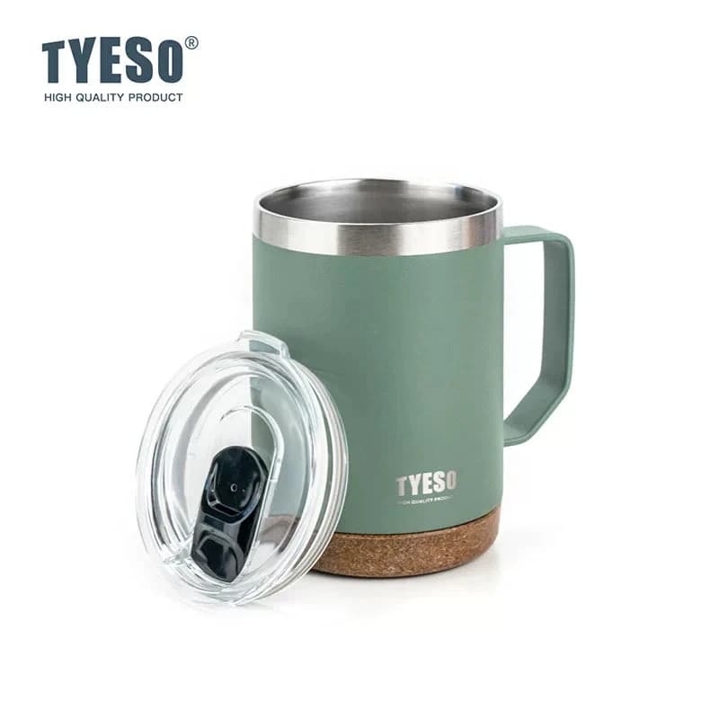 Термокружка з ручкою TYESO з нержавіючої сталі, 530 мл. / Чорний 5