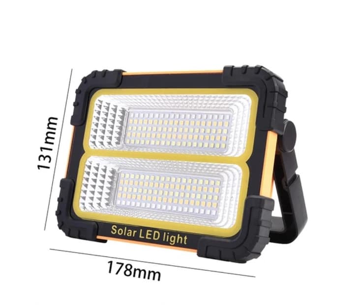 Акумуляторний світлодіодний ліхтар - прожектор Working LAMP BL JN 883 із сонячною батареєю та функцією Power Bank 4