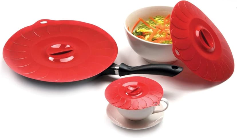 Кришка силіконова FRICO FRU-093 - 30 см блакитна зелена 3