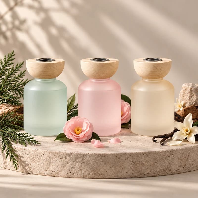 Ароматизатор для дому «Frost» з паличками у матовому флаконі 150 мл, Камелія 2