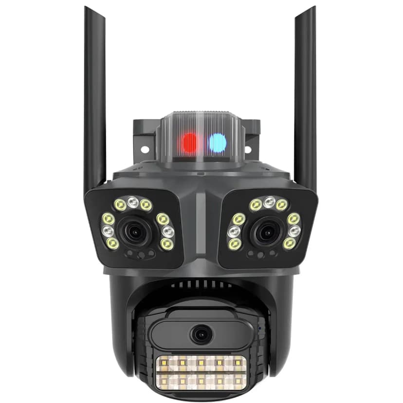 Вулична камера відеоспостереження 9MP/WI-FI 3В1 + ICSEE 1
