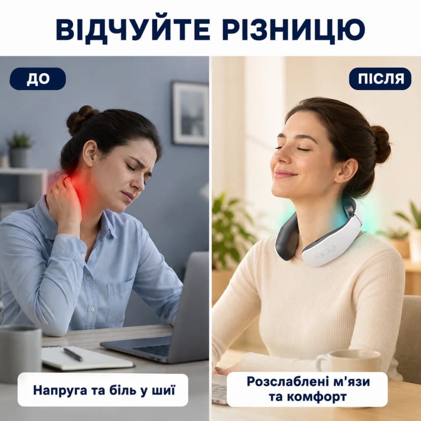 Інтелектуальний шийний масажер Intelligent Cervical Massage Instrument KS-996-2C (60 ящ) 5