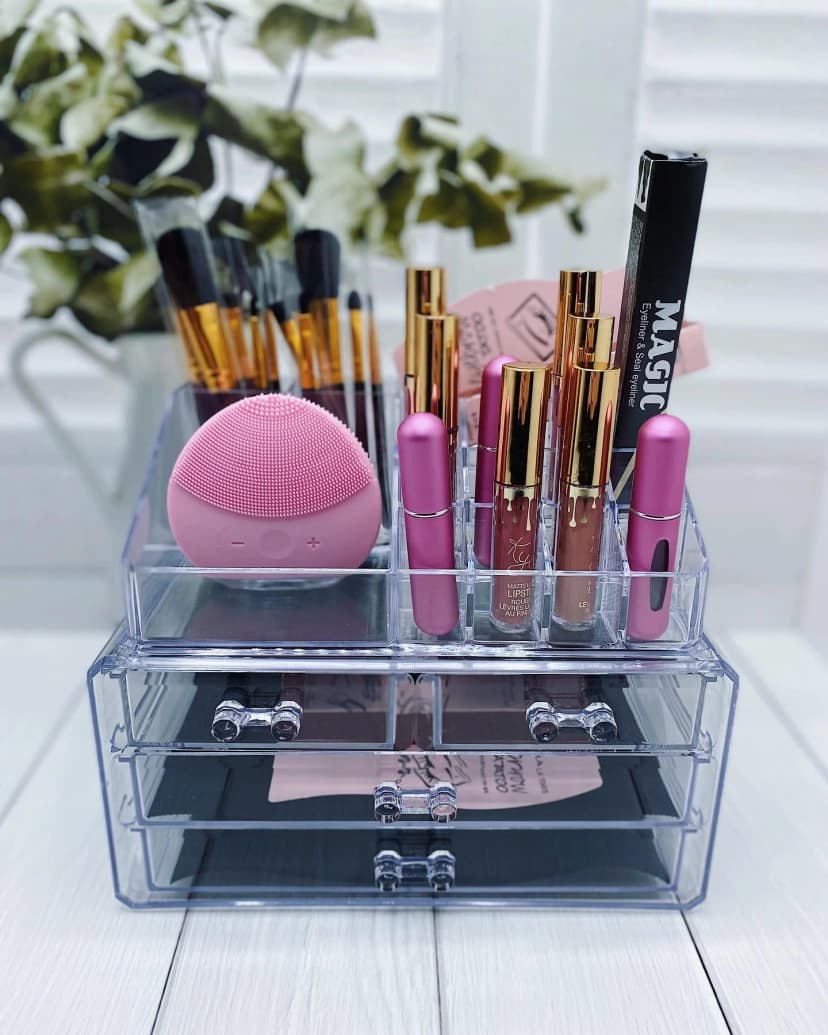 Органайзер для косметики та дрібниць Акриловий Cosmetic Storage Box (24 в ящ) 3