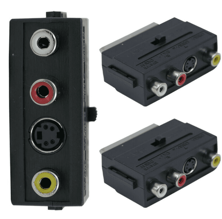Перехідник Extradigital SCART Male to RCA Female Black (KBV1730) 3