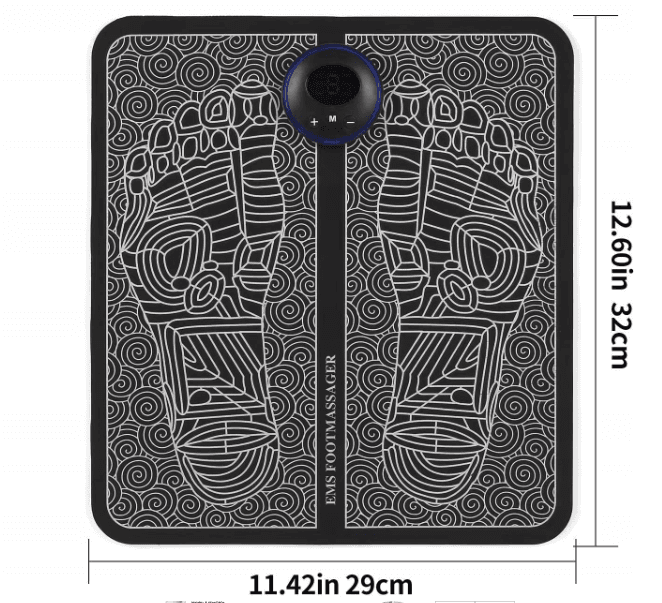 Електричний масажний килимок EMS Foot Massager (100 ящ) 3