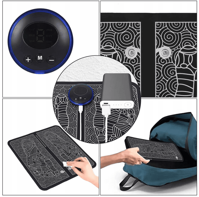 Електричний масажний килимок EMS Foot Massager (100 ящ) 2