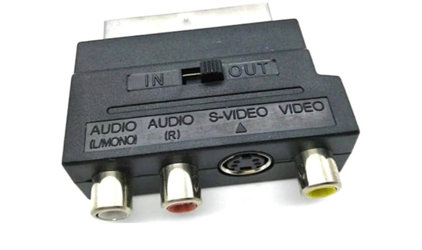 Перехідник Extradigital SCART Male to RCA Female Black (KBV1730) 4