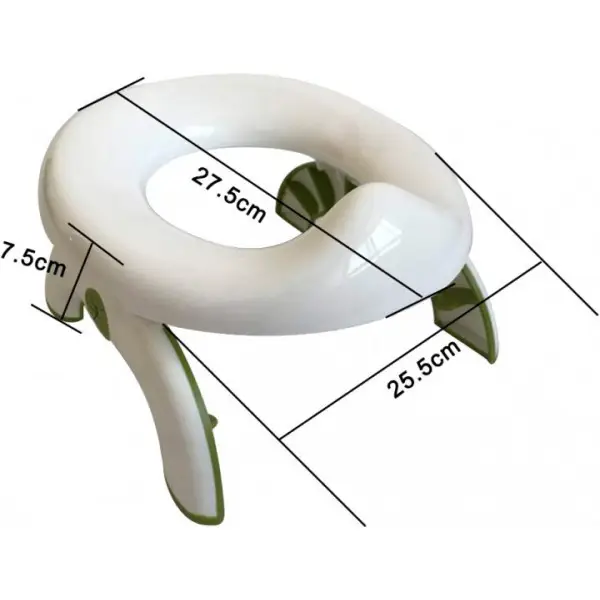 Дитячий дорожній горщик-туалет трансформер Potty for Travel 2-in-1 3