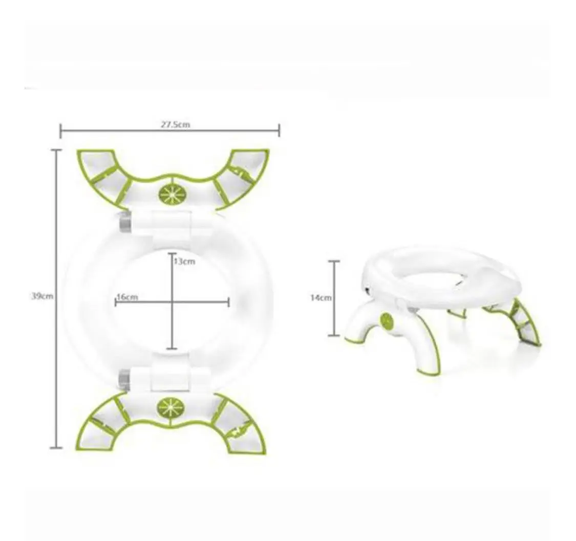 Дитячий дорожній горщик-туалет трансформер Potty for Travel 2-in-1 6