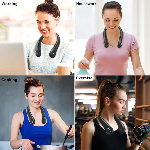 Вентилятор на шию, 3 рівня Dreamy Cubby Neck Fan 2