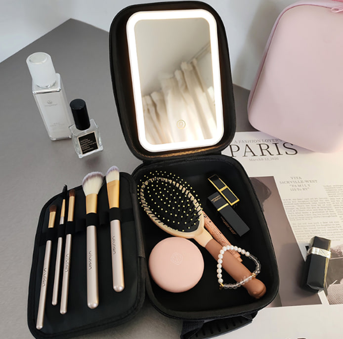 Міні косметичка з дзеркалом (30 в ящ) 1