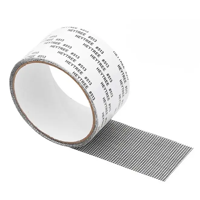 Стрічка для ремонту москітної сітки, Клейка москітна сітка для ремонту біла 5 см х 2 м 2