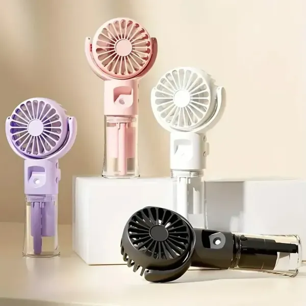 Вентилятор ручний акумуляторний Mini Spray Fan F4 (100 в ящ) 2
