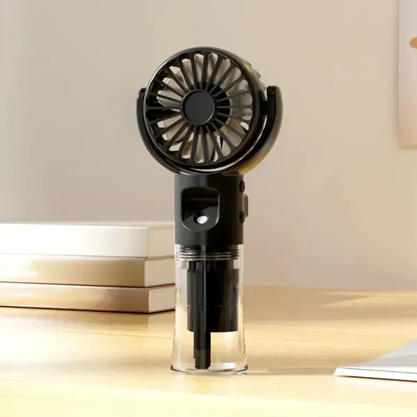 Вентилятор ручний акумуляторний Mini Spray Fan F4 (100 в ящ) 6
