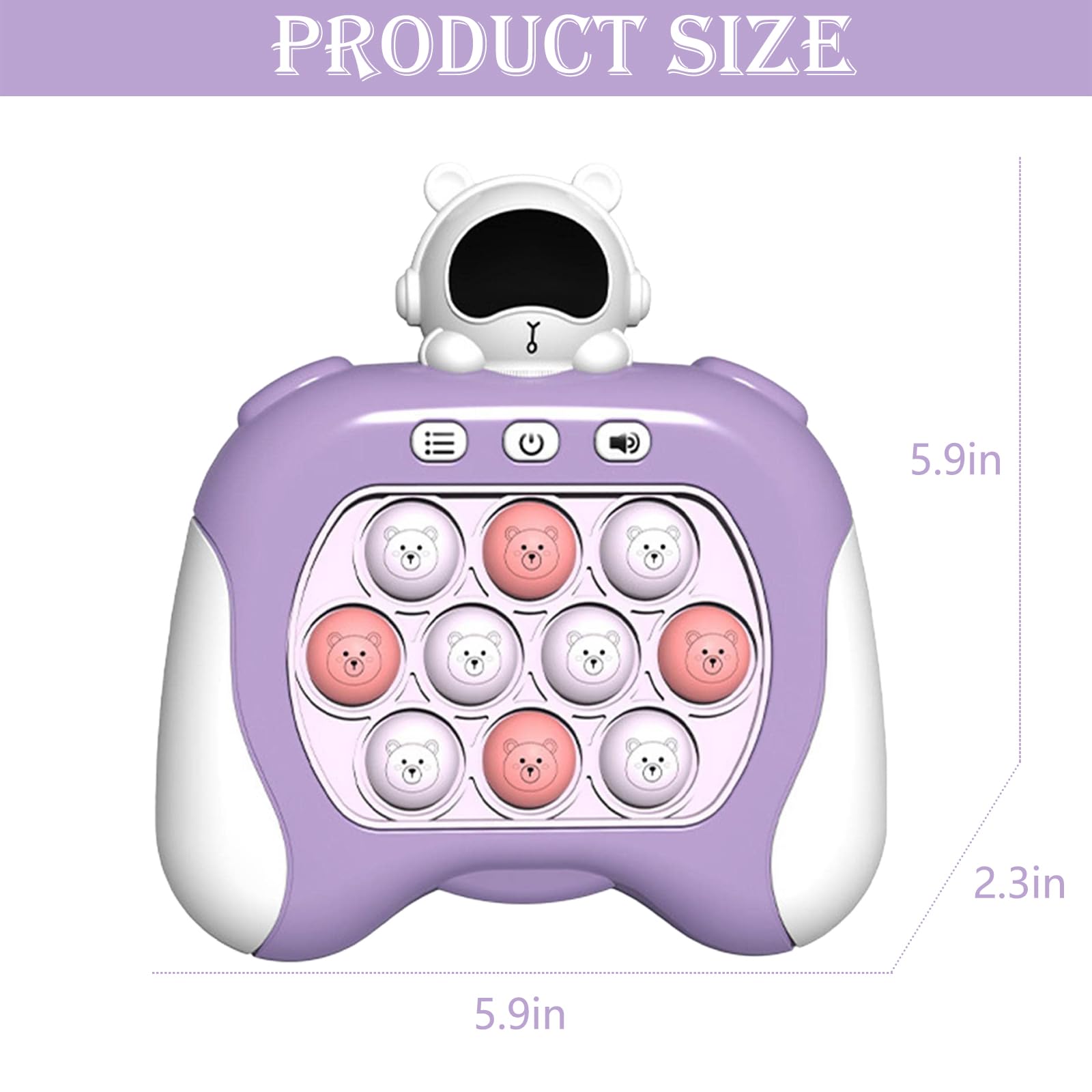 Іграшка Pop Fidget Game електронний поп іт (blue) 3