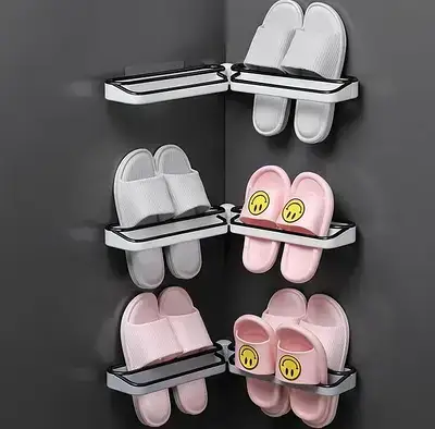 Поличка для взуття та рушників SHOE HOLDER універсальна з кріпленням на клей пластикова 54х3,5 см 1