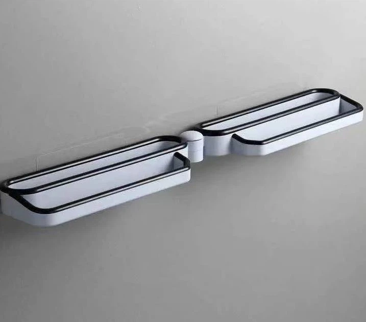 Поличка для взуття та рушників SHOE HOLDER універсальна з кріпленням на клей пластикова 54х3,5 см 3