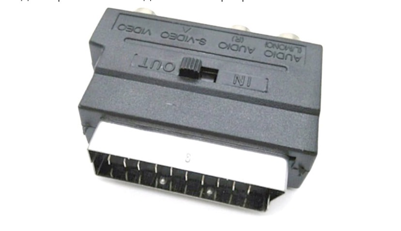 Перехідник Extradigital SCART Male to RCA Female Black (KBV1730) 5