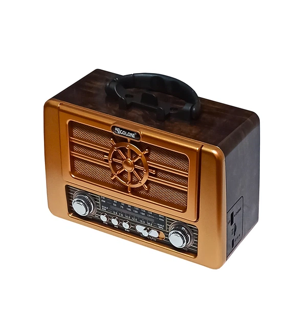 Радіоприймач сонячна батарея Golon RX-BT8080S у ретро стилі 5