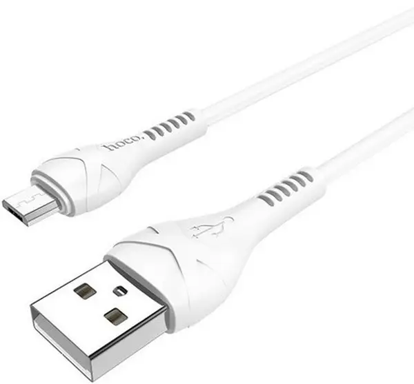 Кабель 2.4A micro USB - USB hoco 1m X37 3