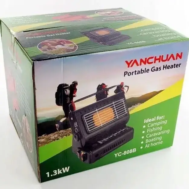 Портативна плита обігрівач під газовий балончик 4