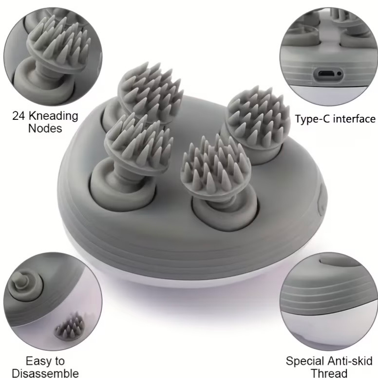 Електричний масажер Smart Scalp Massager (60 в ящ) 4