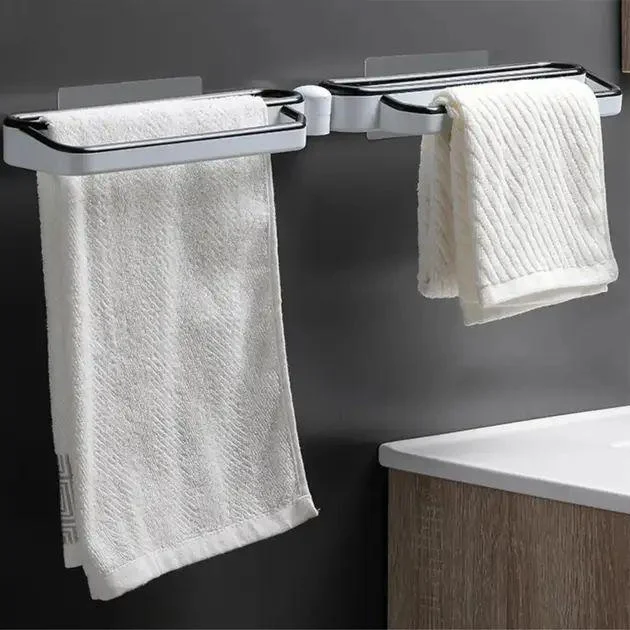 Поличка для взуття та рушників SHOE HOLDER універсальна з кріпленням на клей пластикова 54х3,5 см 4