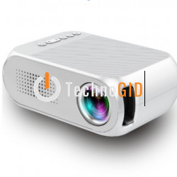 Портативний проектор Projector LED UTM YG-320 Вбудований динамік Silver