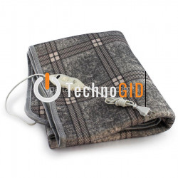 Електропростирадло electric blanket 150*180 картата сіра 